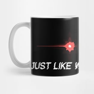 Just like we drew it up Funny Sarcastic Humor Joe Biden Mug